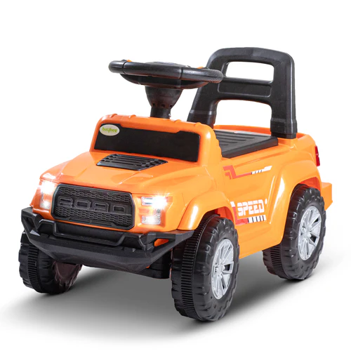 Push Ride on Baby Jeep for Kids Toys with LED Light & Storage Bin