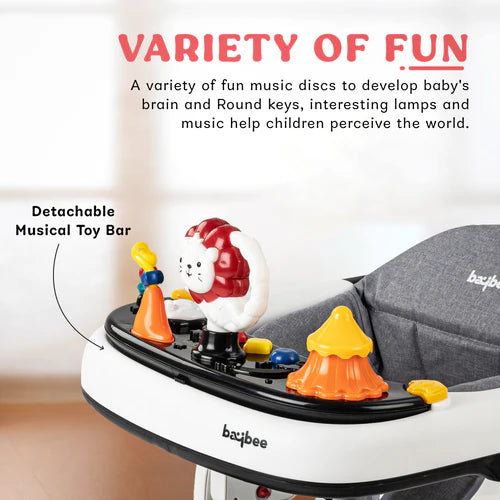 Astro Walker With 3 Adjustable Height and Musical Toy for kids 6-18 months