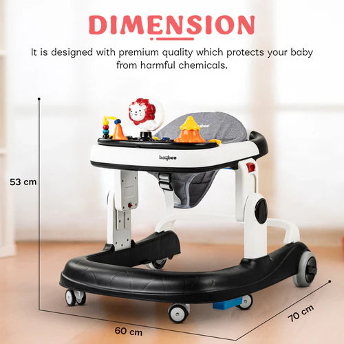 Astro Walker With 3 Adjustable Height and Musical Toy for kids 6-18 months