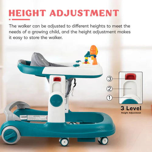 Astro Walker With 3 Adjustable Height and Musical Toy for kids 6-18 months