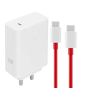 Original One Plus SUPERVOOC 160W Charger Adapter with C to C Cable Compatible with 11R/11/11 Pro/12/12R/12 Pro/Nord CE 4/Lite/Ace (IPL98)