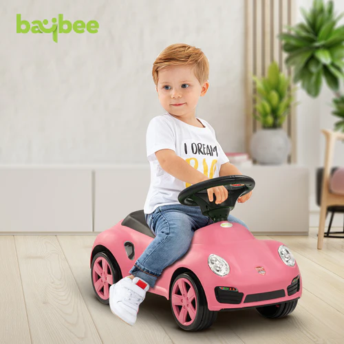 Bolt Push Ride on Car for Kids, Rideons Cars with Music, Light & Comfort Seat,Push Baby Car for Kids to Drive