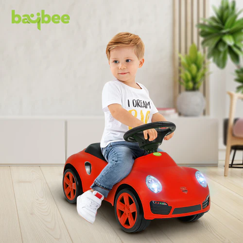 Bolt Push Ride on Car for Kids, Rideons Cars with Music, Light & Comfort Seat,Push Baby Car for Kids to Drive