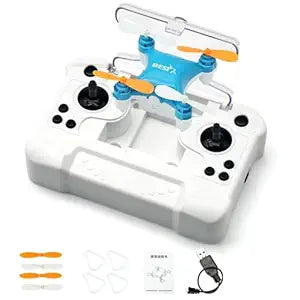 Mini Drone for Kids & Adults, Easy Stunt Flights with 360° Flips & Altitude Hold, LED Lights & Propeller Guards, Indoor/Outdoor Beginner-Friendly RC Quadcopter