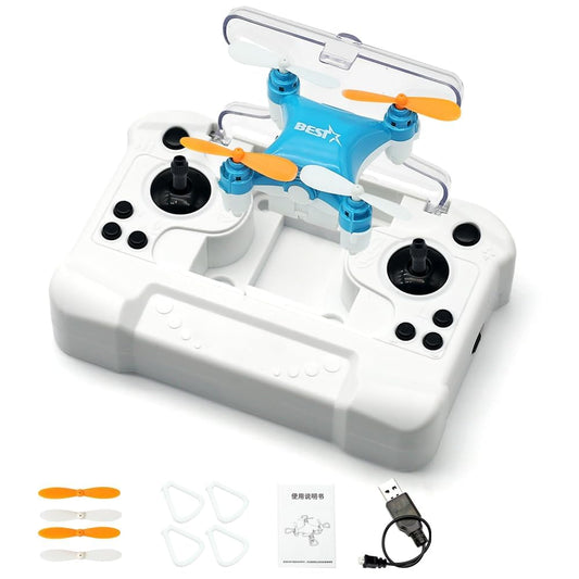 Mini Drone for Kids & Adults, Easy Stunt Flights with 360° Flips & Altitude Hold, LED Lights & Propeller Guards, Indoor/Outdoor Beginner-Friendly RC Quadcopter