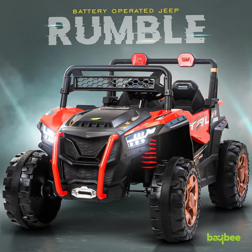 Rumble Rechargeable Battery Operated Jeep