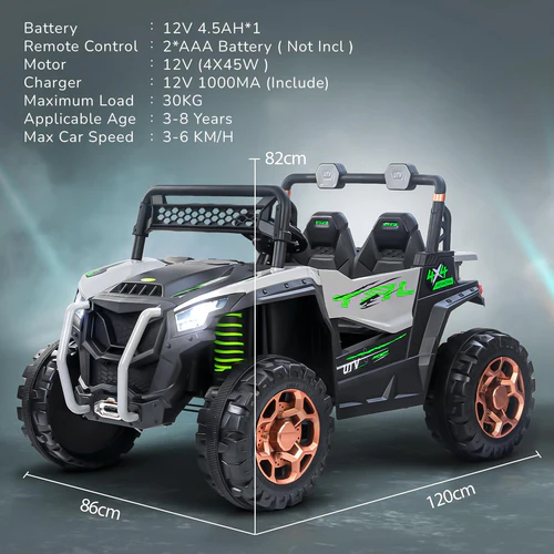 Rumble Rechargeable Battery Operated Jeep