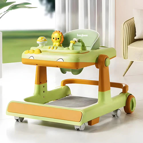 Baybee Zeni 3 IN 1 Baby Walker for Kids, Activity Kids Walker with Parental Push Handle & 3 Height Adjustable, Walker for Baby with Musical Toy Bar & Stopper, Walker Baby 6-18 Months Boys Girls