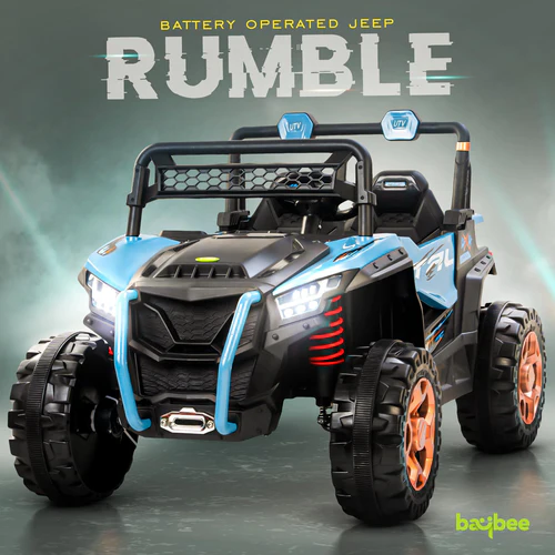 Rumble Rechargeable Battery Operated Jeep