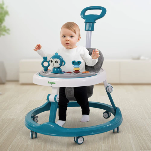 Drono Pro Baby Walker for Kids, Round Kids Walker with Parental Push Handle