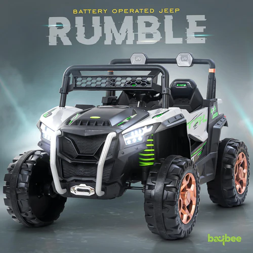 Rumble Rechargeable Battery Operated Jeep