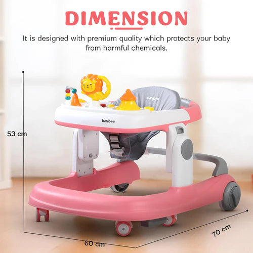 Astro Walker With 3 Adjustable Height and Musical Toy for kids 6-18 months