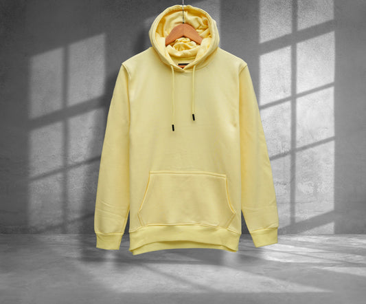 Neostreak Men's Cotton Hooded Sweatshirt Yellow