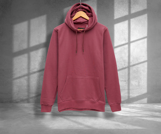 Neostreak Men's Cotton Hooded Sweatshirt Rose color