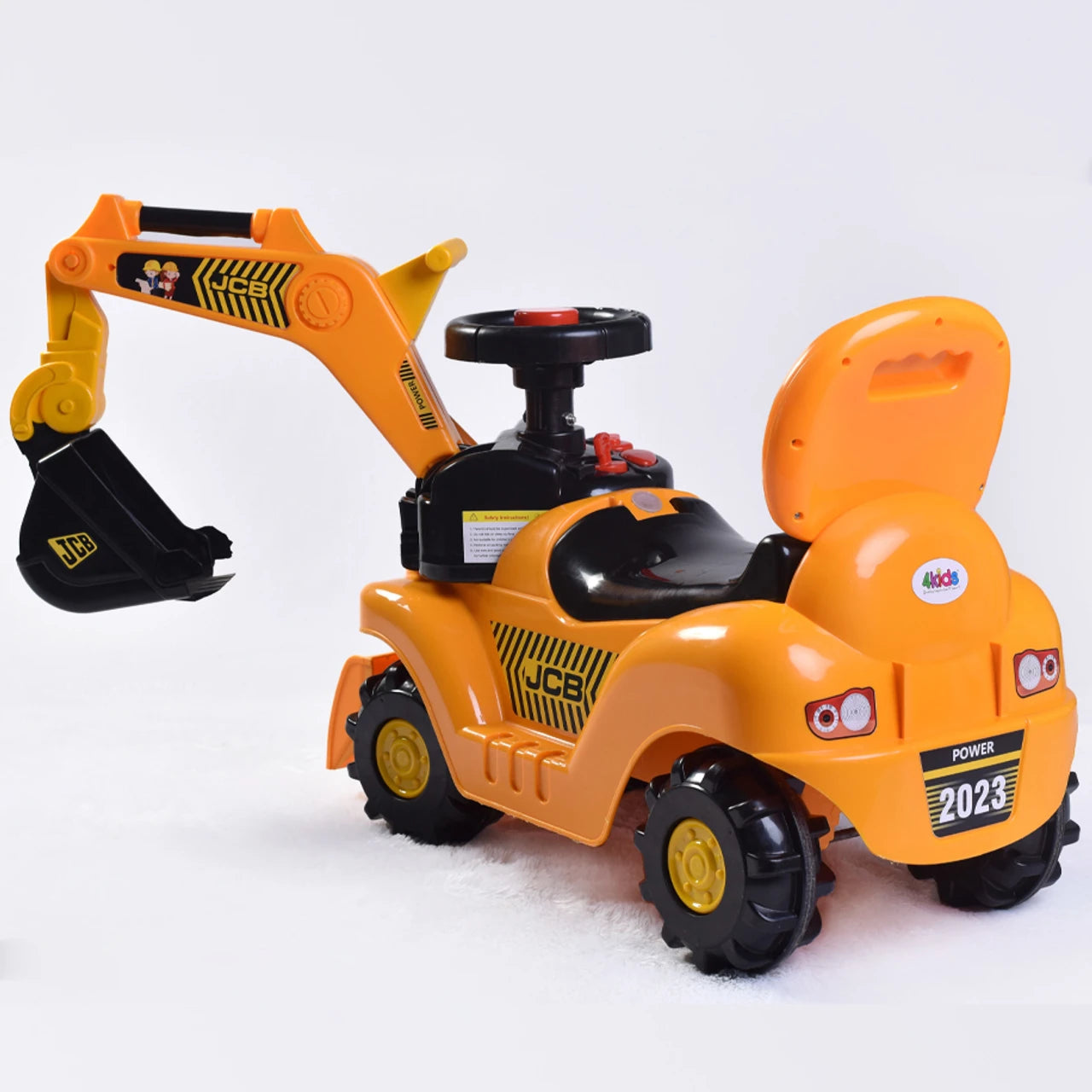 JCB MANUAL OPERRAOR RIDE ON FOR KIDS TO PLAY IN ANY AREA RIDEON